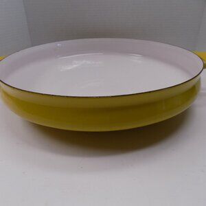 VTG Dansk IHQ Paella Pan 15" Enameled Steel Kobenstyle Jens Quistgaard MCM Franc